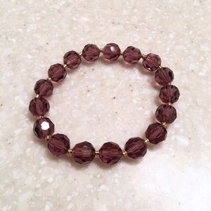 Purple Gem Beaded Bracelet(s)